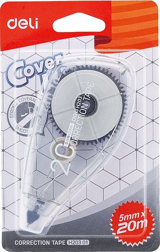 Лента коррект. Deli EH20301 20мх5мм белый фото 2
