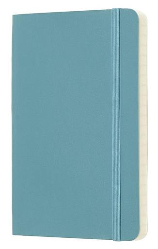 Блокнот Moleskine CLASSIC SOFT QP611B35 Pocket 90x140мм 192стр. линейка мягкая обложка голубой фото 2