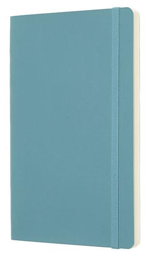 Блокнот Moleskine CLASSIC SOFT QP618B35 Large 130х210мм 192стр. нелинованный мягкая обложка голубой фото 2