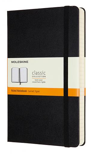 Блокнот Moleskine CLASSIC EXPENDED QP060EXP Large 130х210мм 400стр. линейка твердая обложка черный фото 1