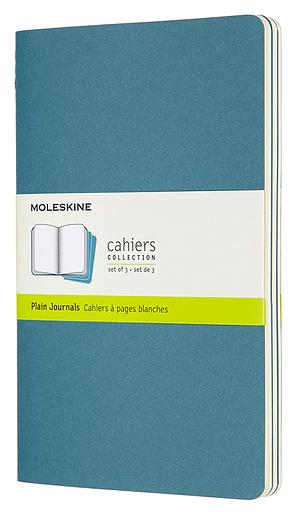 Блокнот Moleskine CAHIER JOURNAL CH018B44 Large 130х210мм обложка картон 80стр. нелинованный голубой (3шт) фото 1