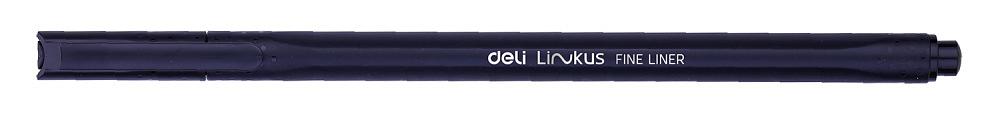 Набор ручек капиллярных Deli LINKUS (EQ900-12) 0.45мм игловидный пиш. наконечник 12цв. ассорти чернила фото 1