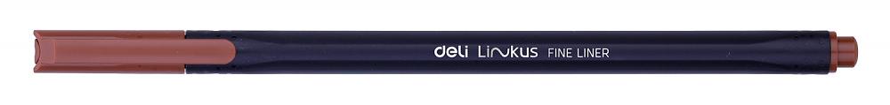 Набор ручек капиллярных Deli LINKUS (EQ900-12) 0.45мм игловидный пиш. наконечник 12цв. ассорти чернила фото 3