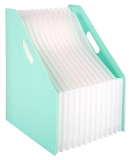 Лоток вертикальный Deli EB41102 Macaron 13отд. складной для бумаг A4 ассорти полипропилен фото 4