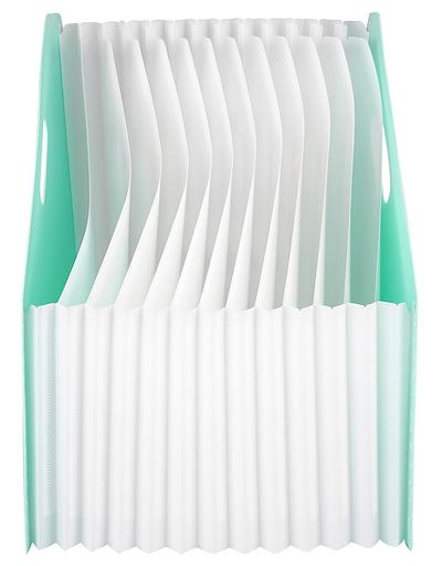 Лоток вертикальный Deli EB41102 Macaron 13отд. складной для бумаг A4 ассорти полипропилен фото 7