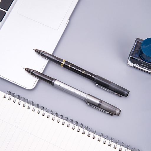 Ручка гелевая Deli S33 0.5мм ассорти черные чернила фото 5