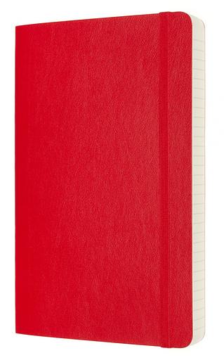 Блокнот Moleskine CLASSIC SOFT EXPENDED QP616EXPF2 Large 130х210мм 400стр. линейка мягкая обложка красный фото 2