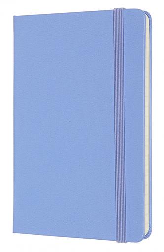 Блокнот Moleskine CLASSIC MM710B42 Pocket 90x140мм 192стр. линейка твердая обложка голубая гортензия фото 2