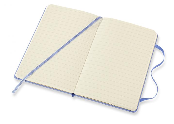Блокнот Moleskine CLASSIC MM710B42 Pocket 90x140мм 192стр. линейка твердая обложка голубая гортензия фото 4