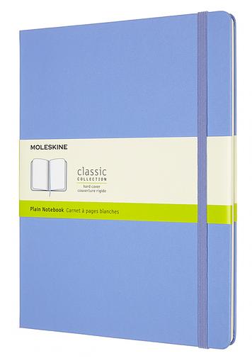 Блокнот Moleskine CLASSIC QP092B42 XLarge 190х250мм 192стр. нелинованный твердая обложка голубая гортензия фото 1