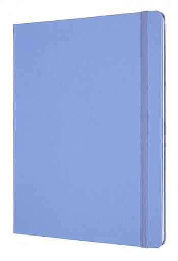 Блокнот Moleskine CLASSIC QP092B42 XLarge 190х250мм 192стр. нелинованный твердая обложка голубая гортензия фото 2