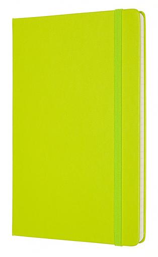 Блокнот Moleskine CLASSIC QP060C2 Large 130х210мм PP 240стр. линейка твердая обложка лайм фото 2