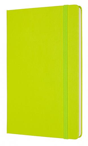Блокнот Moleskine CLASSIC QP062C2 Large 130х210мм PP 240стр. нелинованный твердая обложка лайм фото 2