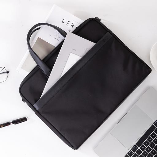 Папка-портфель Deli 63751BLACK 1 отдел. терилен черный фото 4