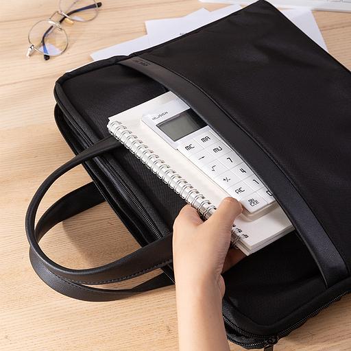 Папка-портфель Deli 63751BLACK 1 отдел. терилен черный фото 5