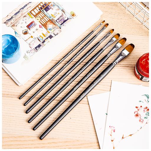 Набор кистей Deli 73894 нейлон круг. фото 5