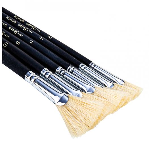 Набор кистей Deli 73896 плоск. фото 2