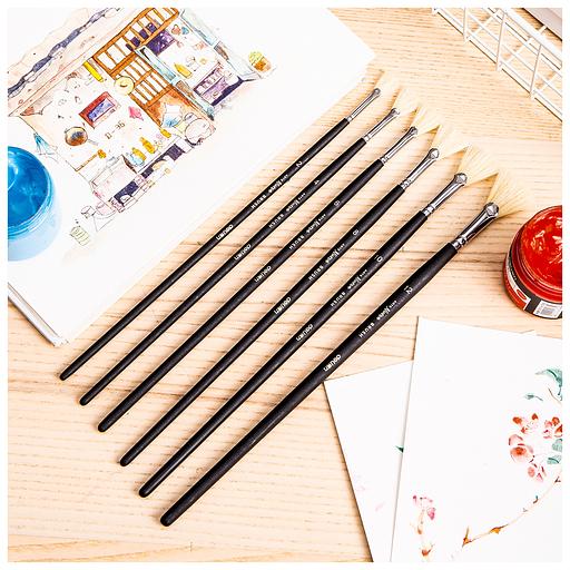 Набор кистей Deli 73896 плоск. фото 5