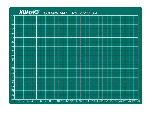 Подкладка для резки Kw-Trio 9Z206 A5 225x150мм зеленый фото 2