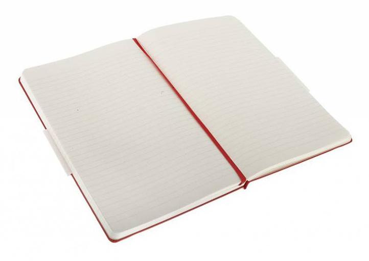 Блокнот Moleskine CLASSIC QP060R Large 130х210мм 240стр. линейка твердая обложка красный фото 2