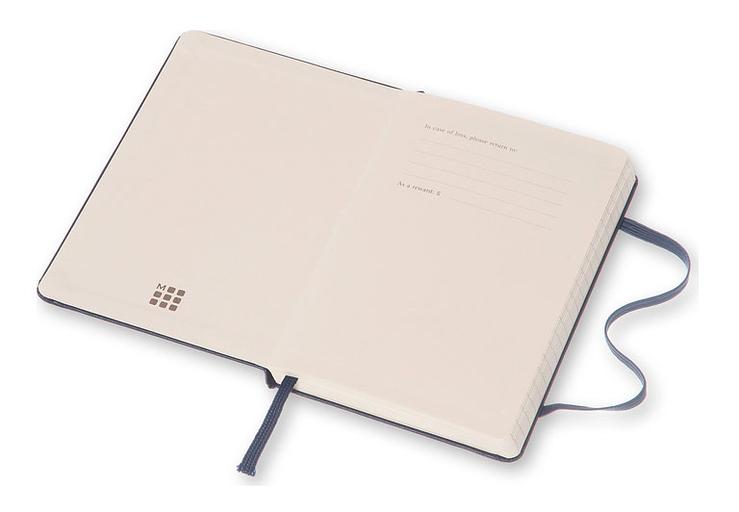 Блокнот Moleskine CLASSIC MM710B20 Pocket 90x140мм 192стр. линейка твердая обложка синий сапфир фото 3