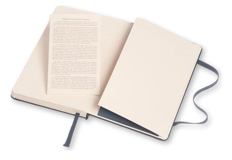 Блокнот Moleskine CLASSIC MM710B20 Pocket 90x140мм 192стр. линейка твердая обложка синий сапфир фото 5