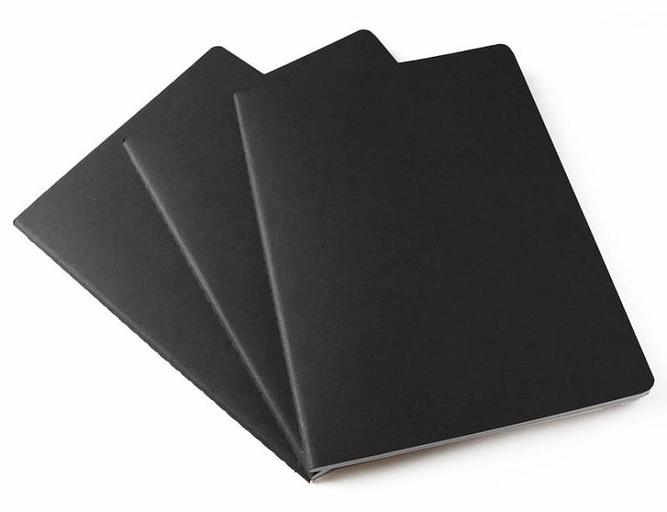 Блокнот Moleskine CAHIER JOURNAL QP421 XLarge 190х250мм обложка картон 120стр. линейка бежевый (3шт) фото 3