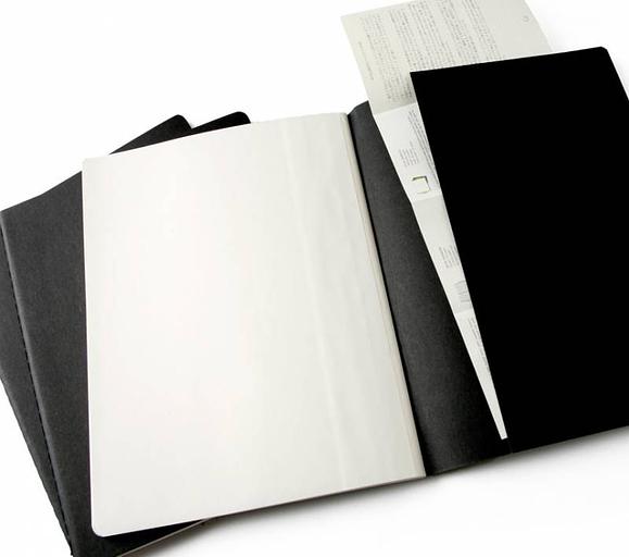 Блокнот Moleskine CAHIER JOURNAL QP421 XLarge 190х250мм обложка картон 120стр. линейка бежевый (3шт) фото 4
