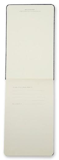 Блокнот Moleskine REPORTER QP511 Pocket 90x140мм 192стр. линейка твердая обложка черный фото 4