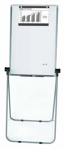 Флипчарт Deli E7886 магнитно-маркерная лак 60x90см на подставке белый с аксессуарами фото 1