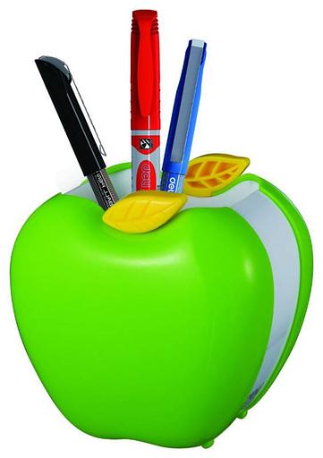 Подставка Deli E9139 Яблоко для пишущих принадлежностей ассорти пластик фото 1