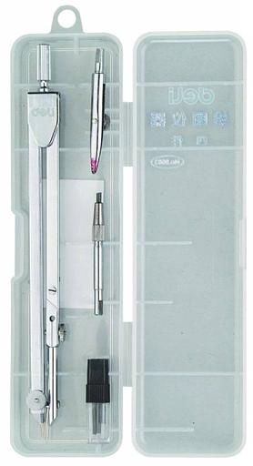 Циркуль Deli E8603 металл в компл.:грифель фото 1