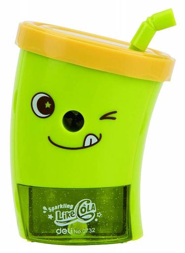 Точилка для карандашей механическая Deli E0732 1 отверстие пластик ассорти фото 1