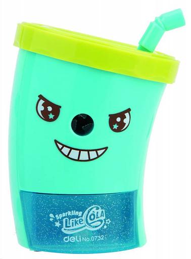 Точилка для карандашей механическая Deli E0732 1 отверстие пластик ассорти фото 4