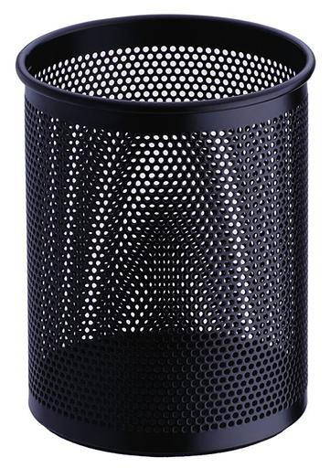 Подставка Deli E909 для пишущих принадлежностей черный металл сетка фото 1