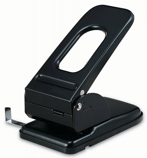 Дырокол Kw-Trio Heavy Duty 967 макс.:70лист. металл черный отв.:2 с линейкой фото 1