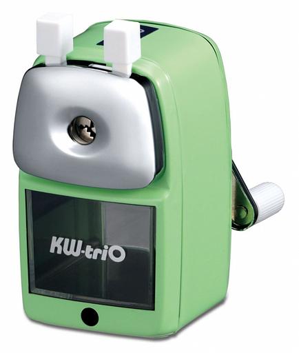 Точилка для карандашей механическая Kw-Trio 31VA 1 отверстие металл ассорти фото 1