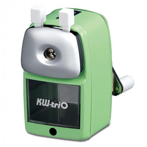 Точилка для карандашей механическая Kw-Trio 31VA 1 отверстие металл ассорти фото 2