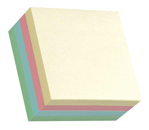 Блок самоклеящийся бумажный Stick`n 21013 76x76мм 400лист. 70г/м2 пастель 4цв.в упак. фото 2