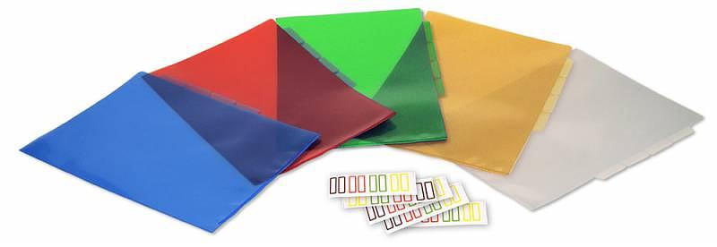 Папка-уголок Бюрократ -E356GRN 3 уровн. A4 пластик 0.15мм зеленый фото 2