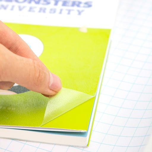 Пленка Deli EZ75219 Macaron для учебника с липк.сл. ПП гладкая прозр. 450мм x 4.5м фото 5