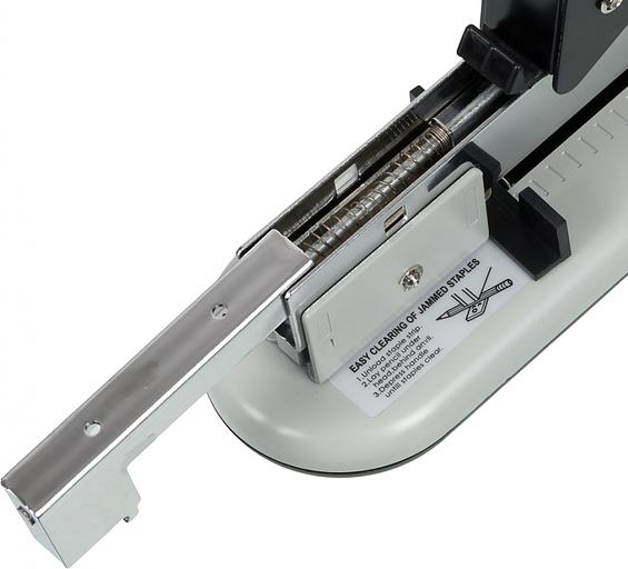 Степлер настольный Kw-Trio -50SB 50SB 23/6 23/8 23/10 23/13 (100листов) серый/черный фото 4