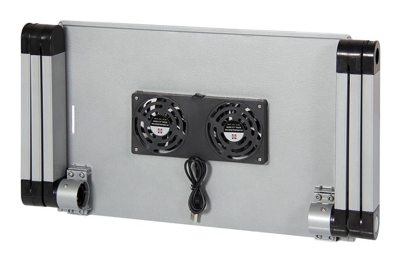 Стол для ноутбука Cactus CS-LS-T8-C серебристый 27x42см фото 3