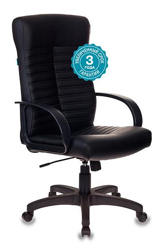 Кресло руководителя Бюрократ KB-10LITE черный искусственная кожа крестовина пластик фото 1