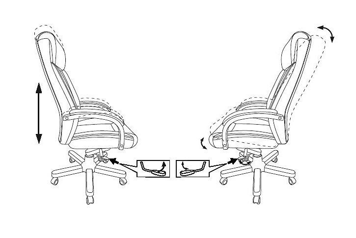 Кресло руководителя Бюрократ T-9922WALNUT черный кожа крестовина металл/дерево фото 7