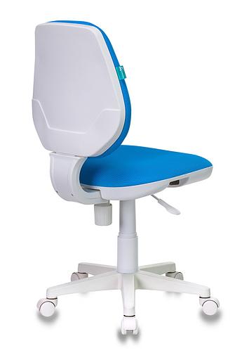 Кресло детское Бюрократ CH-W213 голубой TW-55 крестовина пластик пластик белый фото 4