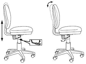 Кресло детское Бюрократ CH-W213 голубой TW-55 крестовина пластик пластик белый фото 5