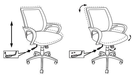 Кресло Бюрократ CH-695NSL темно-серый TW-04 сиденье черный TW-11 крестовина металл хром фото 6