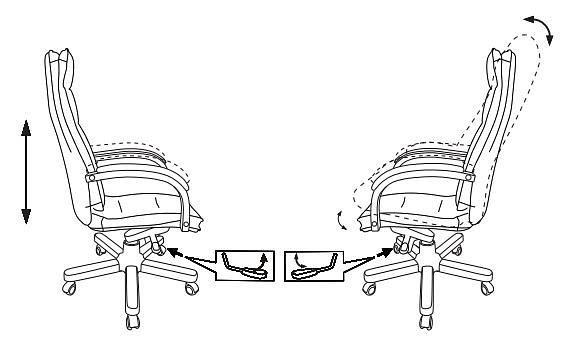 Кресло руководителя Бюрократ T-9927WALNUT черный кожа крестовина металл/дерево фото 7