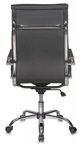 Кресло руководителя Бюрократ Ch-993 черный искусственная кожа крестовина металл хром фото 4